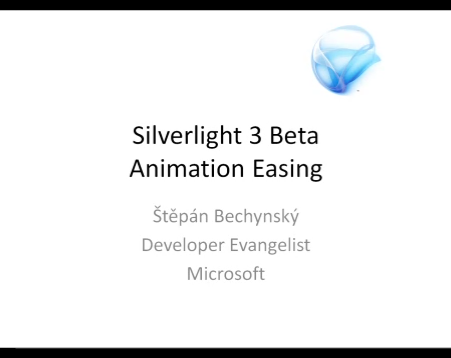 Silverlight 3 Animation Easing (CZ)